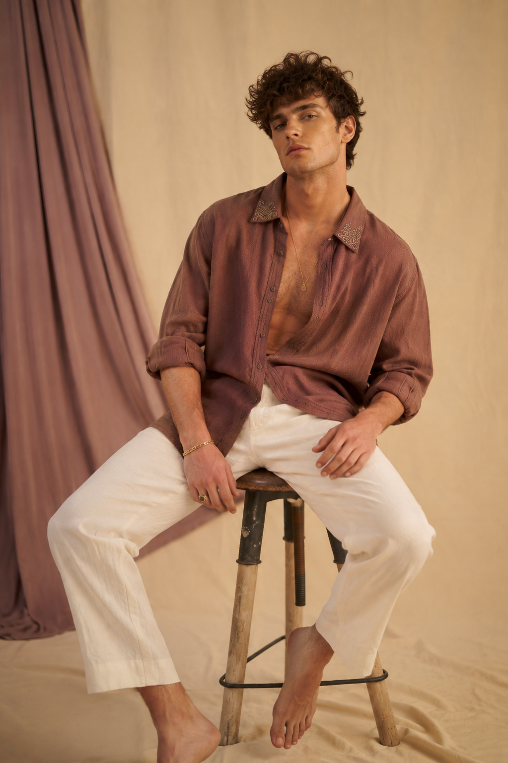 Chestnut Heritage Linen Shirt